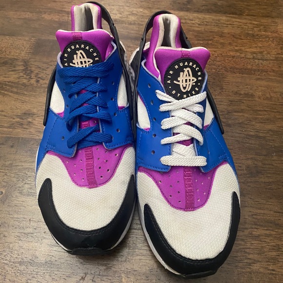 Nike Shoes - Nike Air Huarache Womens Sneakers Blue Purple White Black Running Shoes